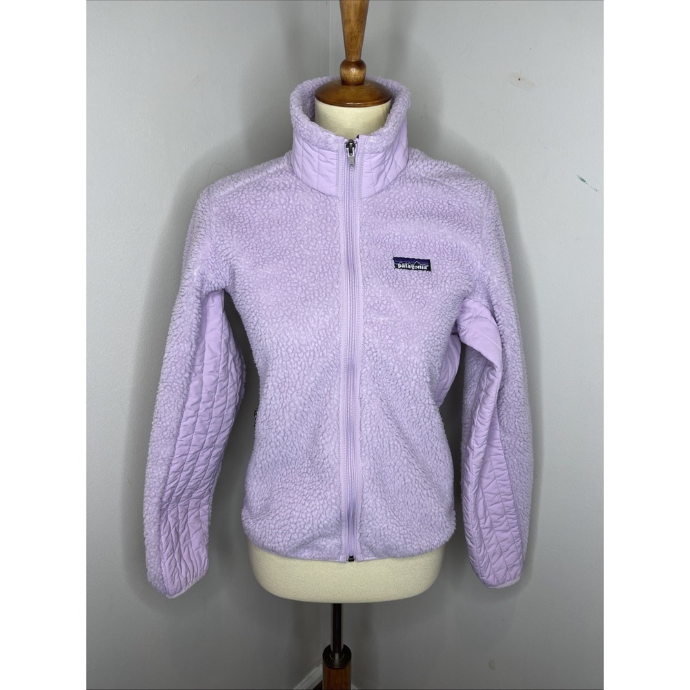 Womens Patagonia Synchilla Retro Fleece Purple Lilac Small